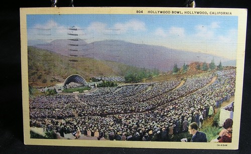 Hollywood, California - Hollywood Bowl - posted 1940 - Picture 1 of 2