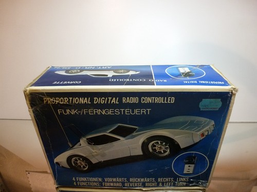 INTEL 838/94 CHEVROLET CORVETTE REMOTE CONTROL - L27.0cm - GOOD CONDITION IN BOX - Imagen 8 de 12