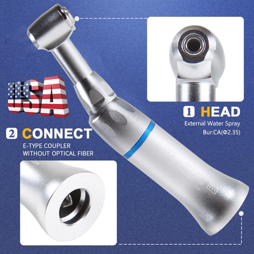 NSK Style Dental Fiber Optic LED E-generator/Low Speed Handpiece 4Hole E-type OR - Picture 27 of 32