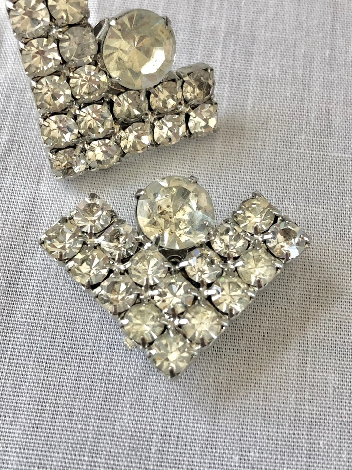 Clips para zapatos vintage de diamantes de imitación transparentes - Accesorios - ¡Glam! Tono plata Foto 4 de 4