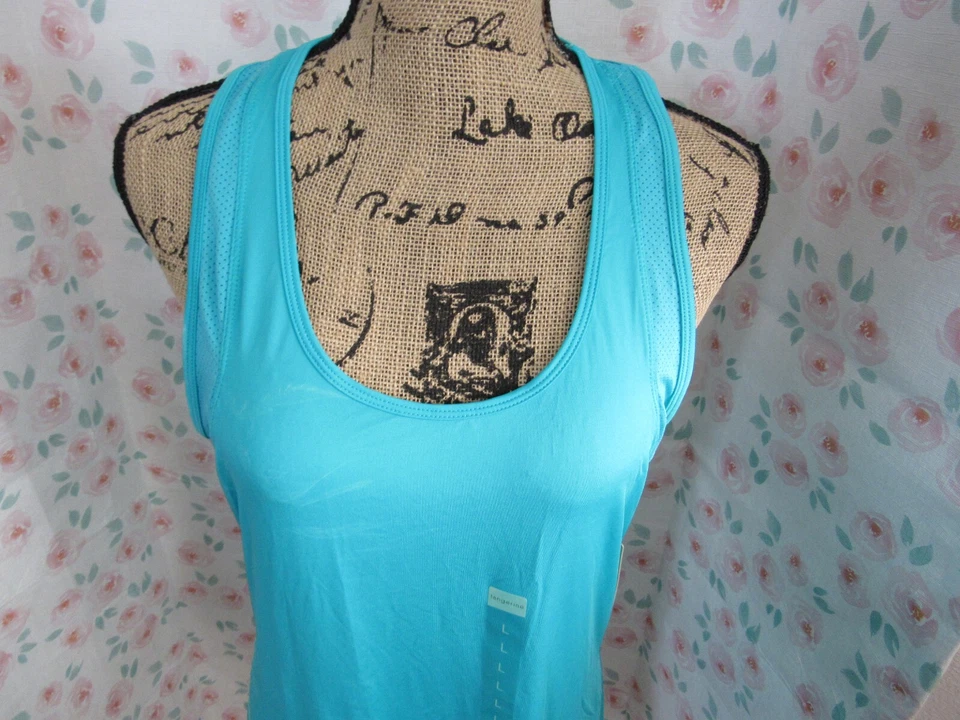 TANGERINE, MUJER NUEVO VERDE NYLON BL ROPA DEPORTIVA SIN MANGAS, TALLA L Foto 2 de 4