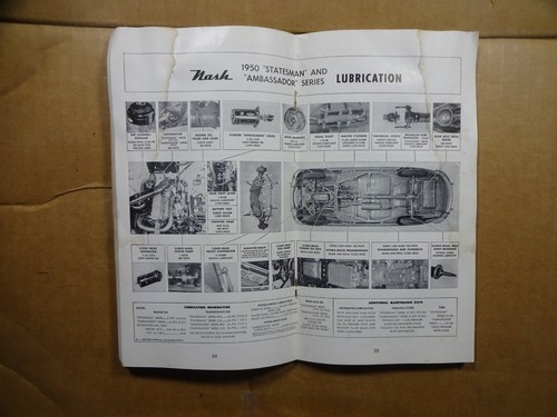1950 Nash Owners Manual Original Vintage 4th printing - Picture 7 of 8