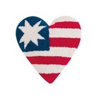 Peking Handicraft - Heart Shape Flag Hook Pillow 10"Rd - 30RN135C10RD