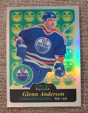 Glenn Anderson (Oilers) 2015-16 O-Pee-Chee Platinum hockey RETRO RAINBOW