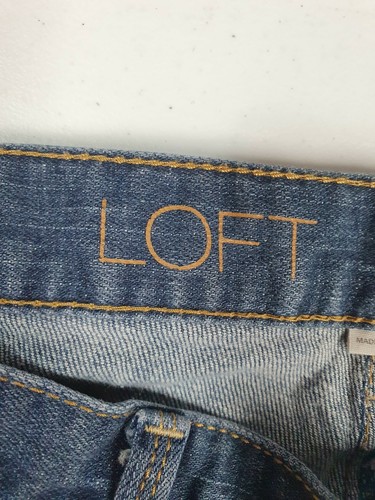 Ann Taylor Loft Jeans Womens 10 Modern Boot Cut Mid Rise Medium Wash - Picture 7 of 10