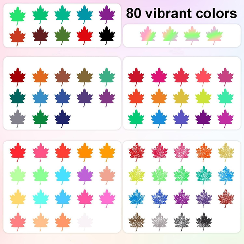 Confezione 160 Penne Gel per Libro da Colorare Adulti, 80 Colori Penne Gel Colorate con 80 - Foto 8 di 12
