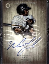 2014 Bowman Inception #PA-MJ Autographed Micah Johnson Trading Card