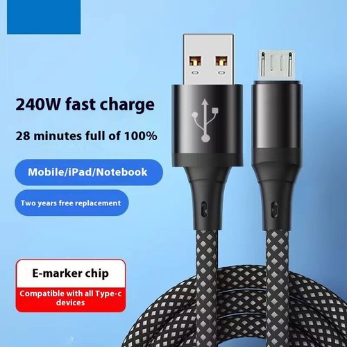 3/6ft USB Fast Charging Cable For iPhone Samsung Android Mobile Phone Data Cable - 第 3/22 張圖片