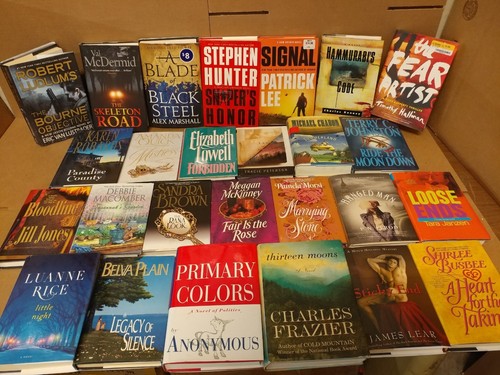 Lot of 100 Action Mystery Romance Thrill Literature Hardcover Novel Fiction Book - Picture 11 of 12