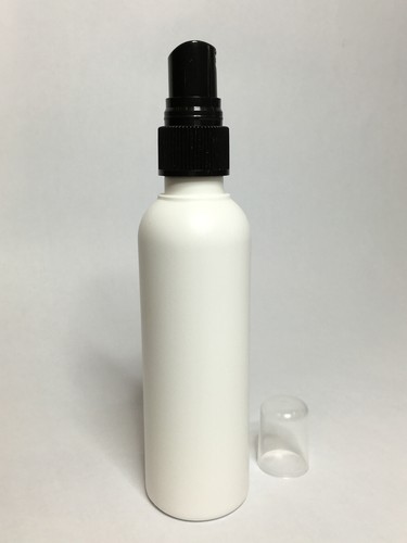 Empty 100ml White Boston bottles With Black Atomiser Spray Pump *ANY AMOUNT* - Picture 2 of 3