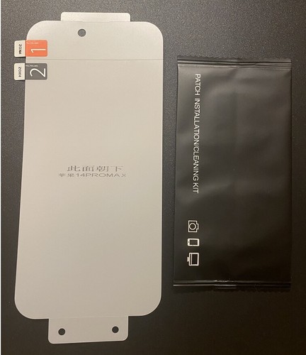 Hydrogel Screen Protector + Tools For iPhone 14 13 12 11 Mini Pro Max SE X 8 7 6 - Picture 13 of 41