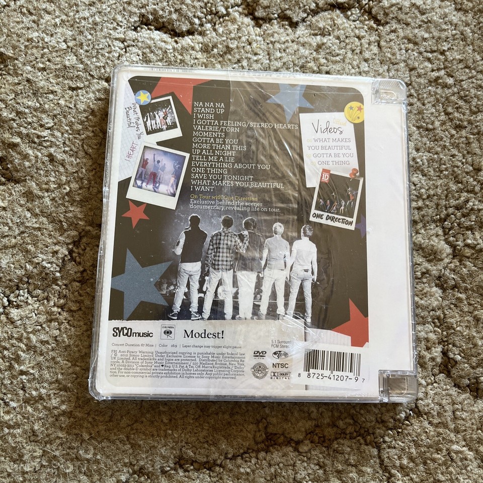 One Direction Up All Night The Live Tour DVD Walmart Exclusive New
