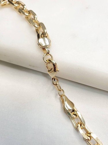 Goldkette / Statement Kette / Lagenlook Halskette / Grobe Goldkette - Bild 8 von 8