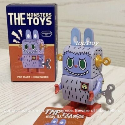 POP MART x LABUBU The Monsters Toys Clockwork Walking Robot