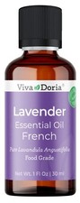 Viva Doria Pure Lavender Essential Oil, Food Grade, 1 Fl oz