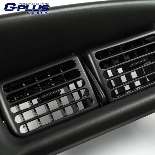 Black Fit For 1998-2002 Dodge Ram Pickup Dashboard Bezel Instrument W/ Vents - Picture 3 of 12