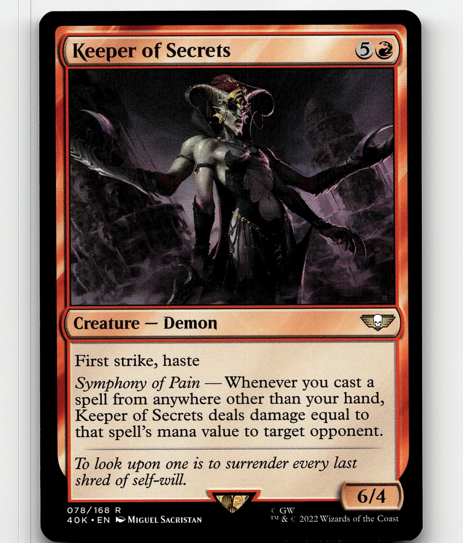 MTG Keeper of Secrets - Universes Beyond: Warhammer 40,000 | eBay