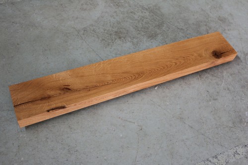Tablero de pared roble salvaje grietas madera maciza tablero de pared tablero de estantería NUEVO - Imagen 4 de 12