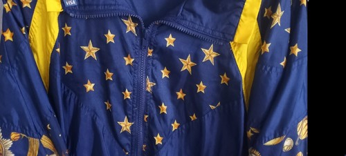 Vintage Wear 2B Seen 90s Astronomy Windbreaker Trainingsjacke Jacke Sterne XXL - Bild 5 von 8