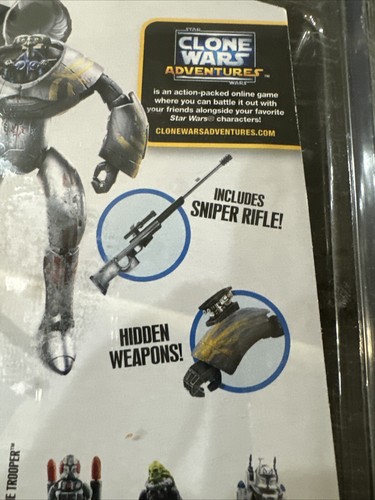 Star Wars The Clone Wars - CW61 Seripas AF, Hasbro 2011 con tarjeta, troquel y base, NUEVO - Imagen 7 de 8