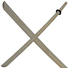 Haller Bokken Daito Trainingsschwert Holzschwert mit Tsuba Länge 100 cm weiss