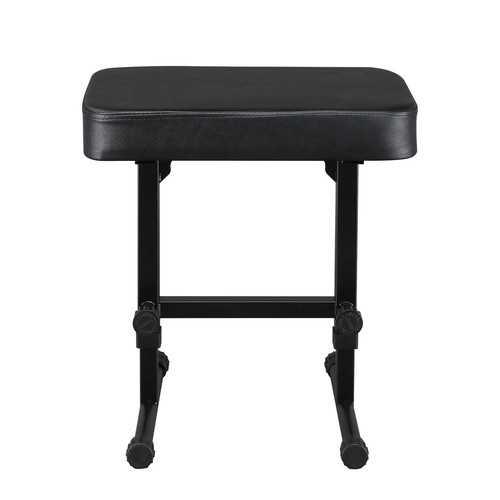 Liquid Stands Piano Bench Adjustable Stool Seat for Piano Keyboard Stand Black - Foto 9 di 10