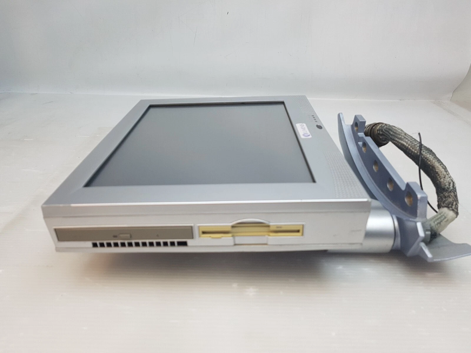 Side edge of the Lumenis One monitor housing with two drive slots