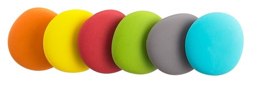 Edx TickiT Rainbow Pebbles Stone Eco Transparent Early Learning Educational Toy - Imagen 7 de 12