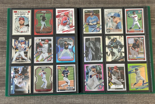Baseball Card Starter Kit 180 Carte con Raccoglitore Carte (RC, Inserti, All-Pros, ecc.) - Foto 10 di 11