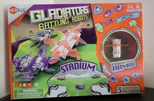 HEXBUG Gladiators Battling Robots Stadium Battle Strategy Kit W/3 Gladiators NIB