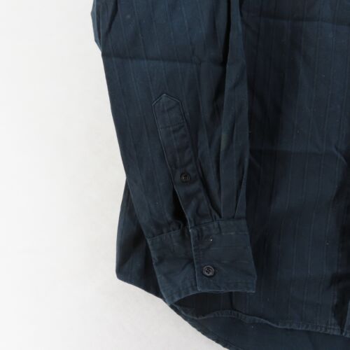 Rusty Shirt Mens Adult Size Small Blue Long Sleeve Button Up Casual - Picture 3 of 13