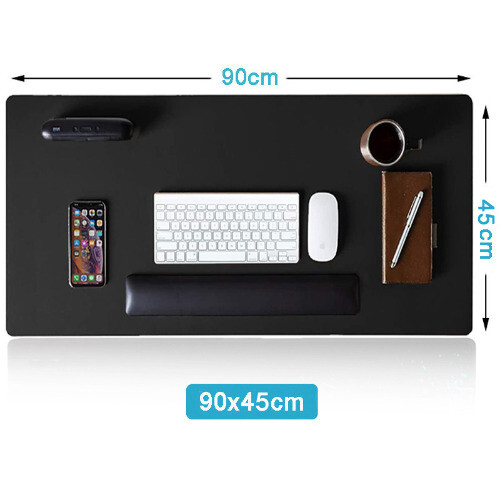 Pad Extra Big Non-Slip Desk Pad Waterproof PU Leather Desk Table Protector Mat - Picture 10 of 20