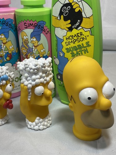 1990 RARE SIMPSONS Family LOT Of 5 Shampoo/bubble Bath Bottle Tops & Bottles !!! - Bild 22 von 24