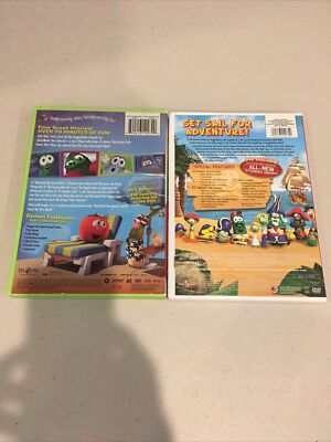 2 Dvd Lot Veggie Tales God Made you Special The pirates who