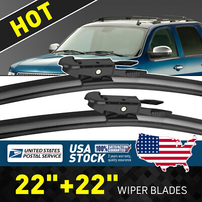 #ad 22#x27;#x27; 22#x27;#x27; Windshield Wiper Blades For Chevrolet Silverado 1500 08 13 OEM Quality $13.88
