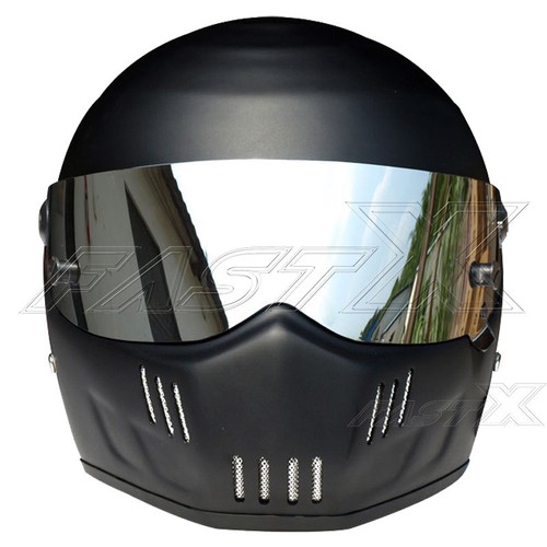 Full Face Motorcycle Helmets For Adult ATV Street Bandit Racing Matte Black DOT - Picture 17 of 24
