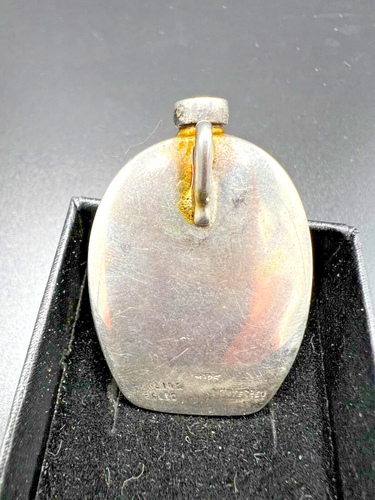 Mexican Sterling Monterray Engraved "Esther" Perfume Scent Bottle Pendant - Picture 2 of 7
