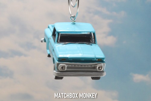 Blue '65 Chevy C-10 Stepside Chevrolet Pickup Truck Christmas Ornament Adorno - Picture 5 of 11