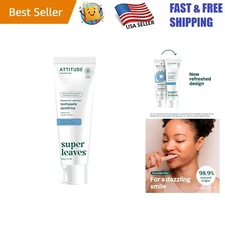 Fluoride-Free Whitening Toothpaste with Plant Ingredients, 4.2 Oz - Peppermint