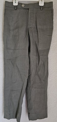 Lauren Ralph Lauren Boys Pants Size 8R 24" Waist Green Linen - Picture 17 of 24