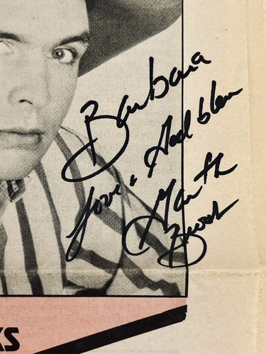Vintage selten 1990 Garth Brooks handsigniertes State Fair Souvenir Programm 1990 - Bild 3 von 7