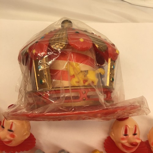 Lot Vintage WILTON CHICAGO Cake Toppers Circus Carousel, ANIMALS, Clown, More - Picture 10 of 11
