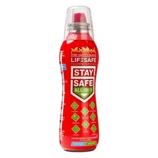 LifeSafe StaySafe All-in-1 Portable Fire Extinguisher Spray For Home and Travel
