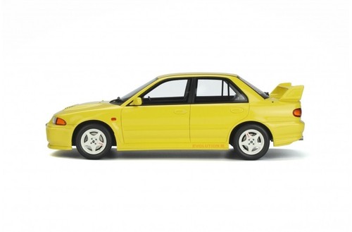 Otto 382 Mitsubishi Evo 3 model road car Yellow Resin 1995 Limited Edition 1:18 - Picture 4 of 11