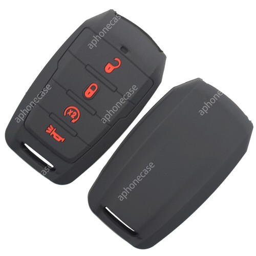 Remote Key Fob Case For Dodge RAM 1500 2019-22 Silicone Key Protector Case Cover - Foto 3 di 14