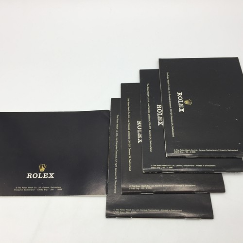 Rolex Booklet Auster 10er Set alle englischen 1990er Jahre Original R50724013 - Bild 7 von 7