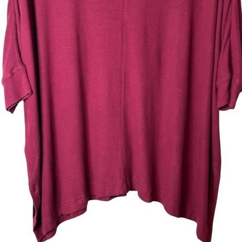 Laurie Felt Los Angeles Fuse Modal Oversized Ribbed Knit Pullover Top XS/S - Picture 8 of 11