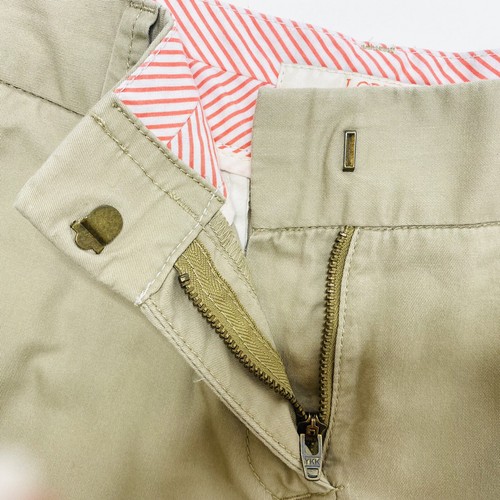 J Crew Chino Broken In Shorts Women's Sz 4 100% Cotton Chino Pockets Belt Loops - Picture 7 of 11