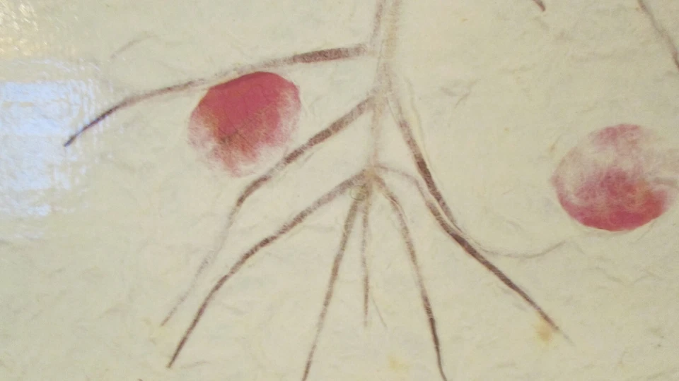 Cottage Scrap Book Unused Khaki Cottagecore Leaf Twigs Design 12" Sq 40 Pages - Image 2 of 4