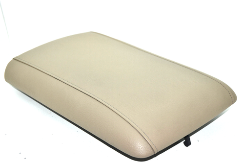 💎 2003-2006 Ford Expedition Beige Center Console Leather Armrest Lid Cover OEM